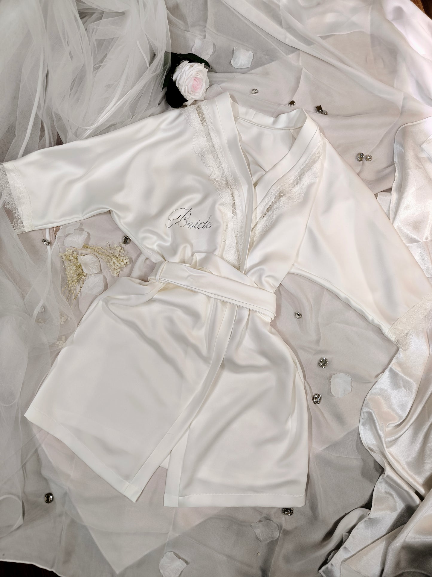 Whispering Silk Bridal Robe
