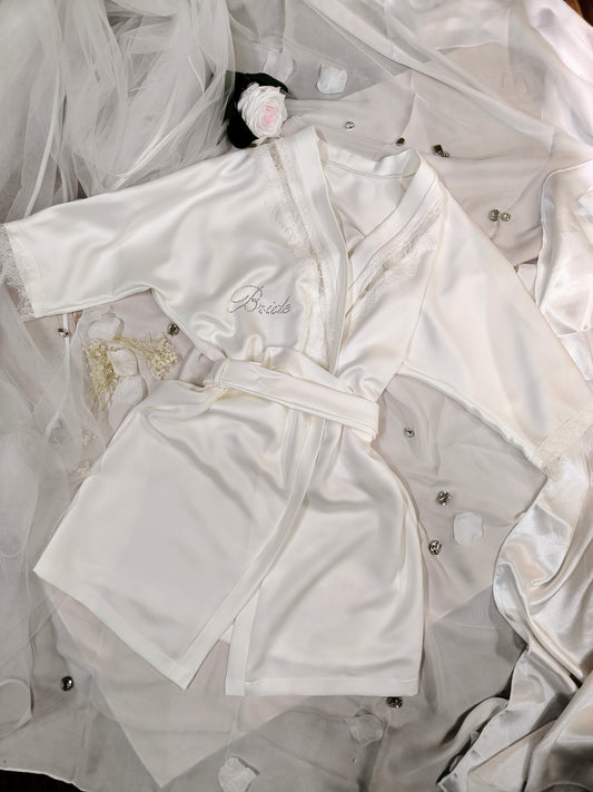 Whispering Silk Bridal Robe
