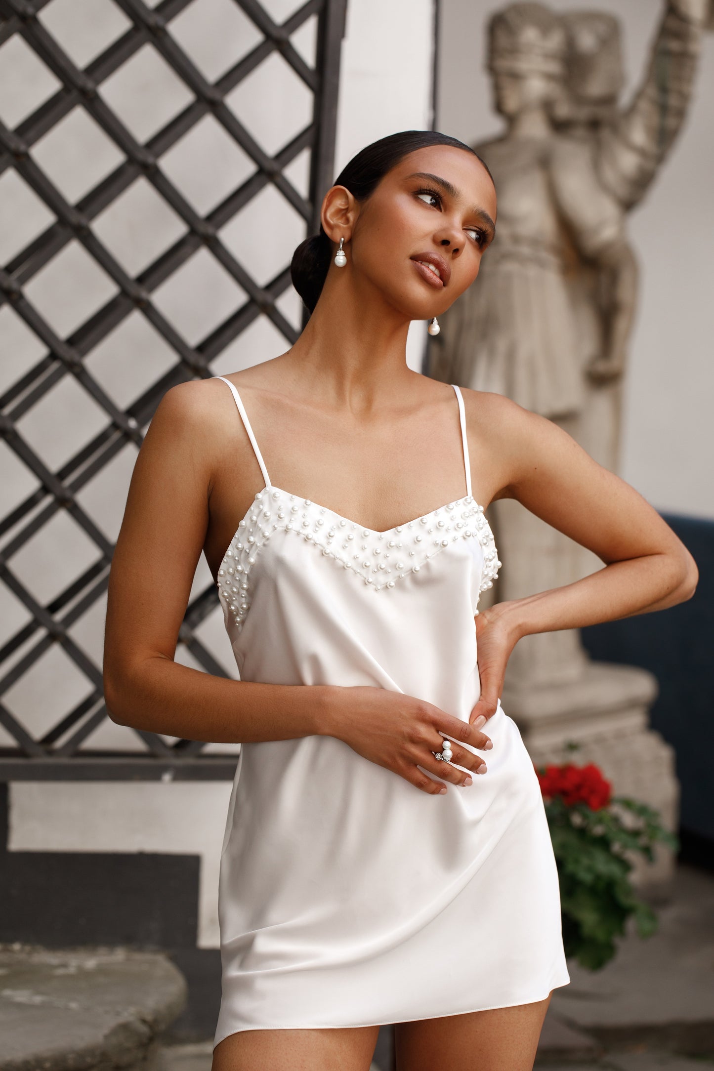 PEARL SLIPDRESS